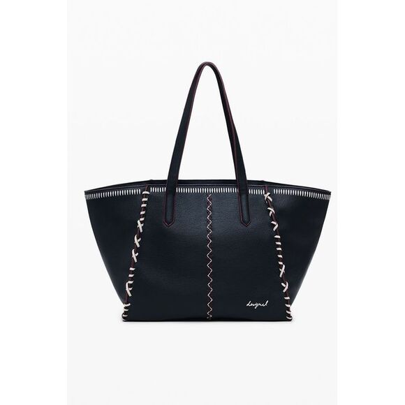 Desigual Black Polyethylene Women Women's Handbag - Picture 1 of 3